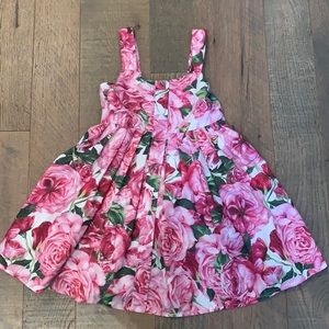 Dolce & Gabbana 4a 4t floral dress